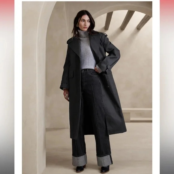 Banana Republic Trench Coat - Picture 1 of 16